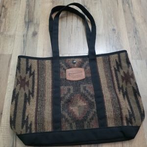 Pendelton Wool southwest print tote